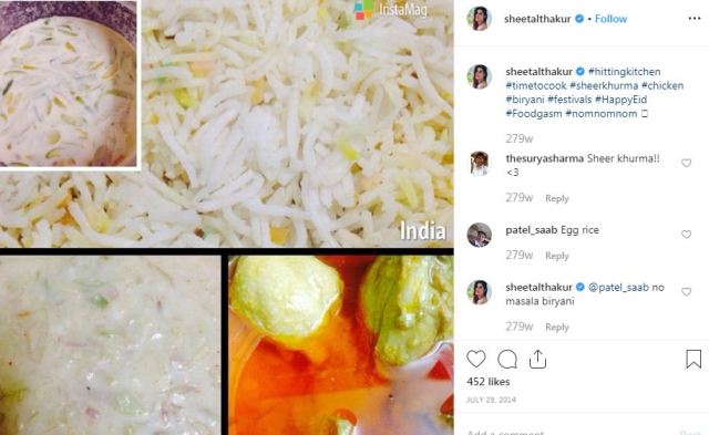 Sheetal Thakur's Instagram Post