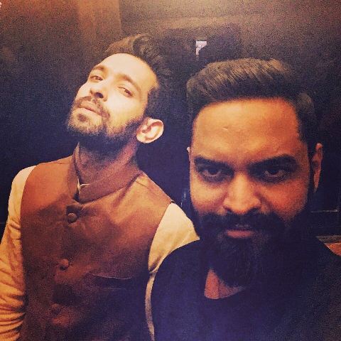 Vikrant Massey with his brother