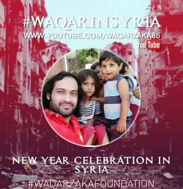 Waqar Zaka's Charity Work for Syria