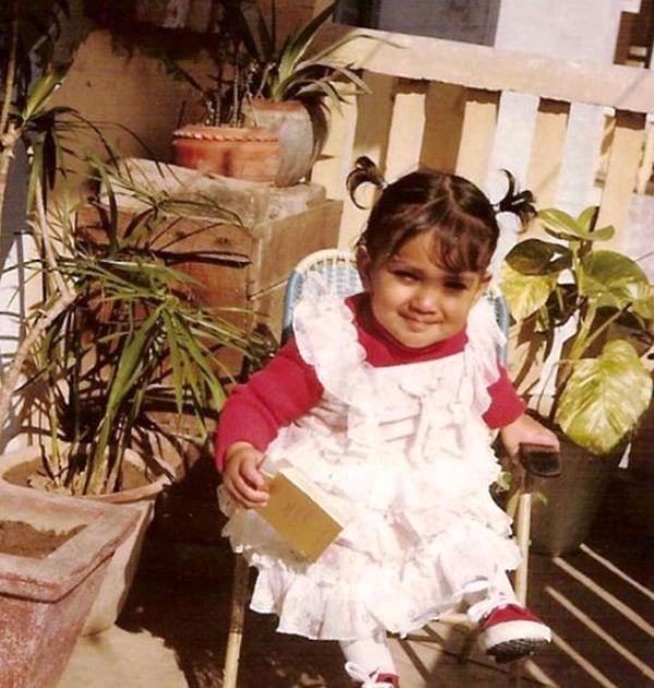 A Childhood Picture of Shriya Saran