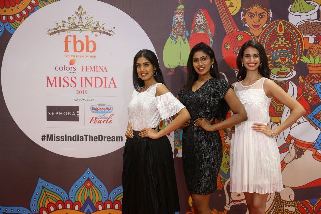 Anjali Schmuck as a finalist of fbb Colors Femina Miss India 2019 Tamil Nadu auditions