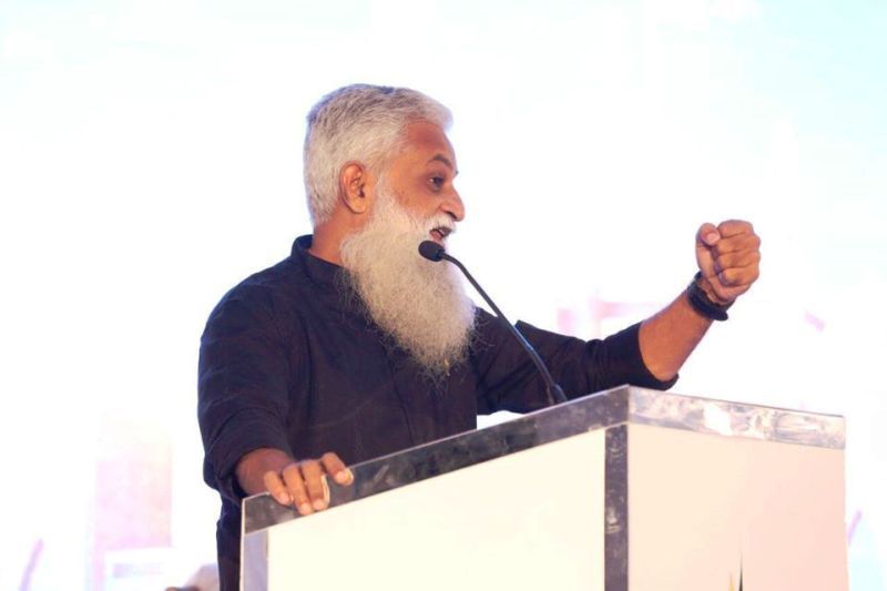 Dr Rajith Kumar Giving a Speech