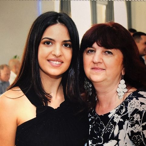 Natasa Stankovic and her mother
