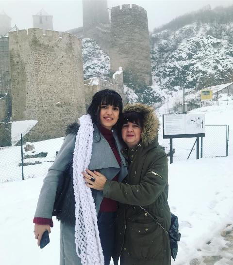 Natasa Stankovic with her mother
