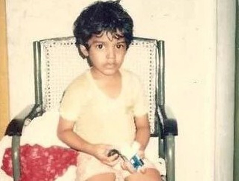 Pradeep Chandran as a Child