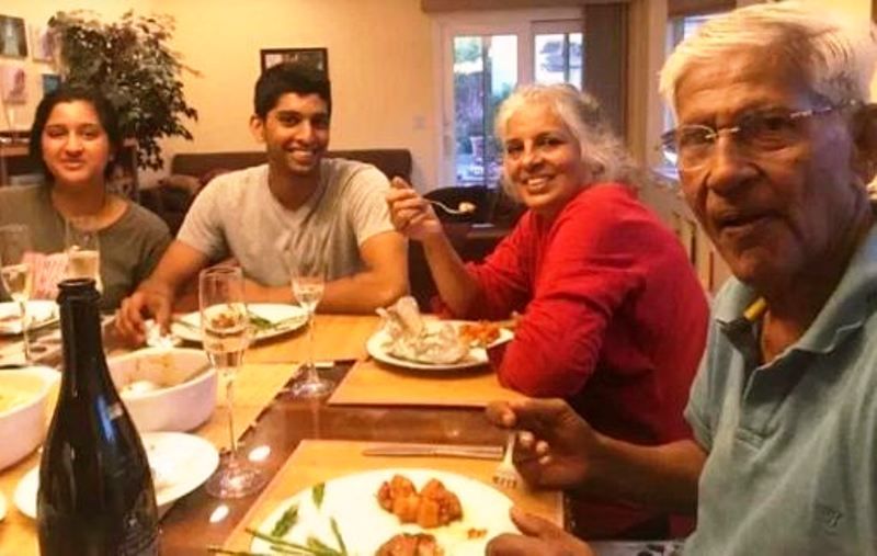 Rajini Chandy with Her Family