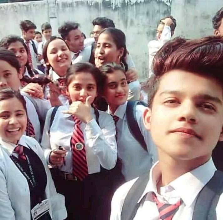 Riyaz Aly with His School Friends