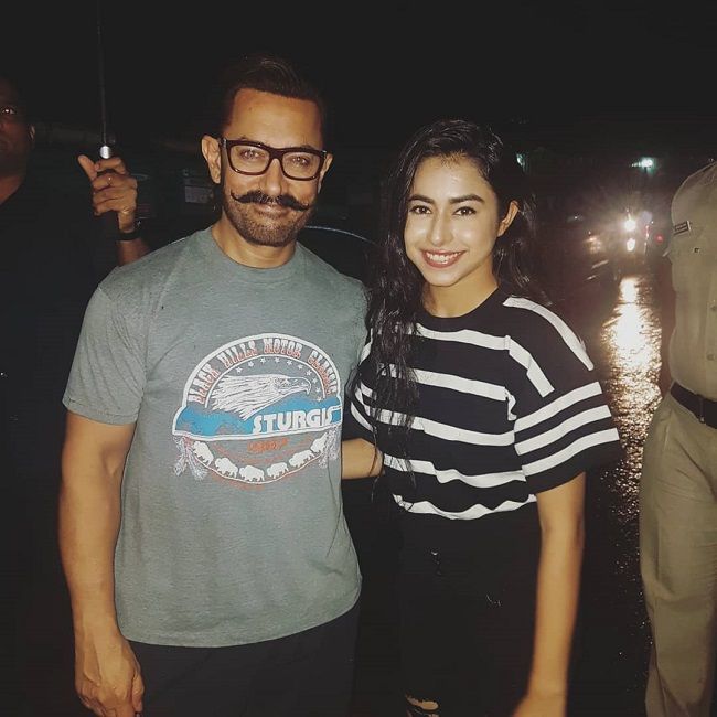 Sejal Sharma with Aamir Khan