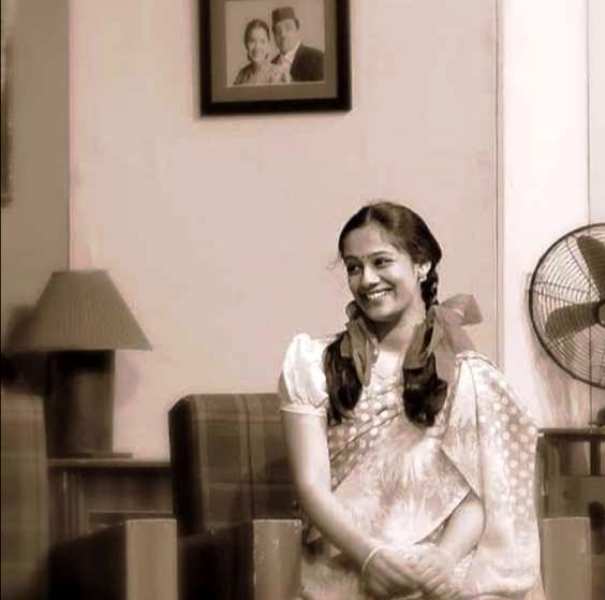 Spruha Joshi Performing in a Theatre Play