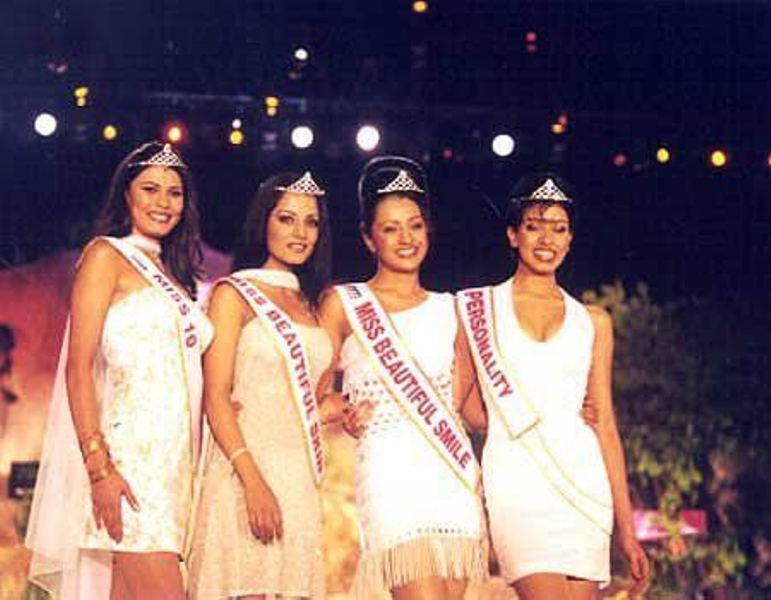 Trisha Krishnan during Miss India 2001