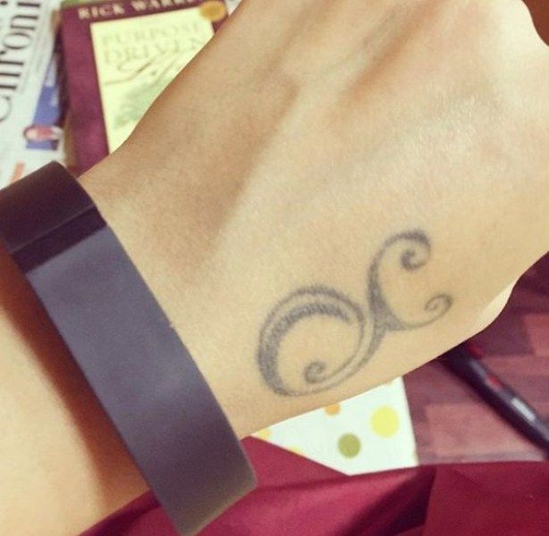 Trisha Krishnan's Tattoo- Zodiac Sign Tauras