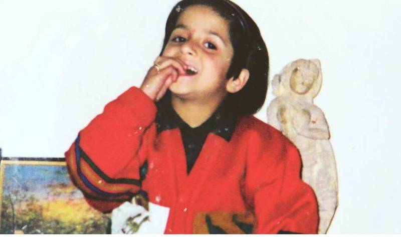 Arushi Sharma in childhood