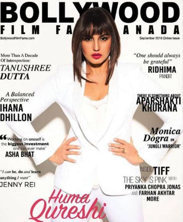 Huma Qureshi Featured on the Cover of a Magazine