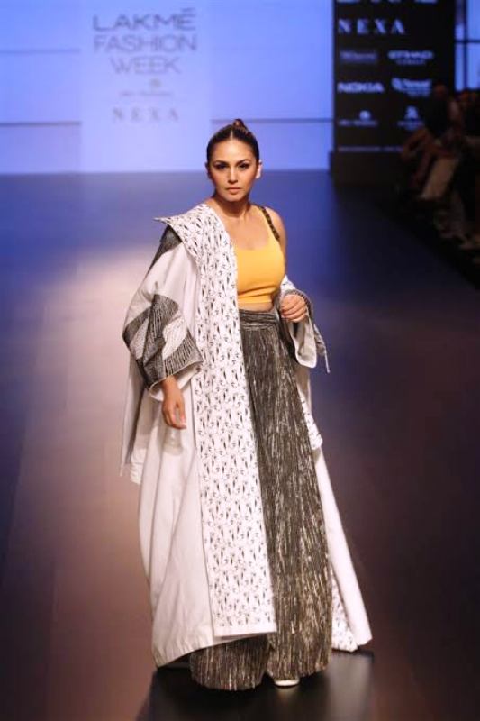 Huma Qureshi in the Lakme Fashion Week