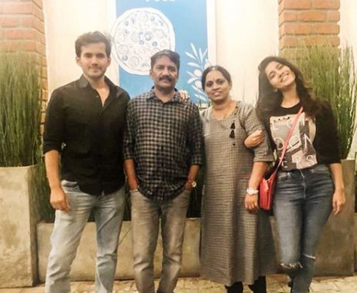 Nabha Natesh with Her Family