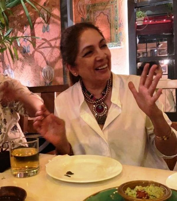 Neena Gupta in a Restaurant
