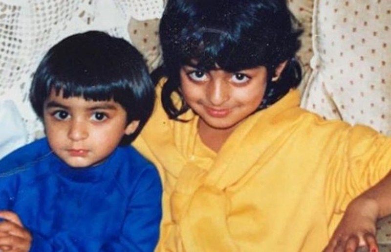 Neeru Bajwa as a Child