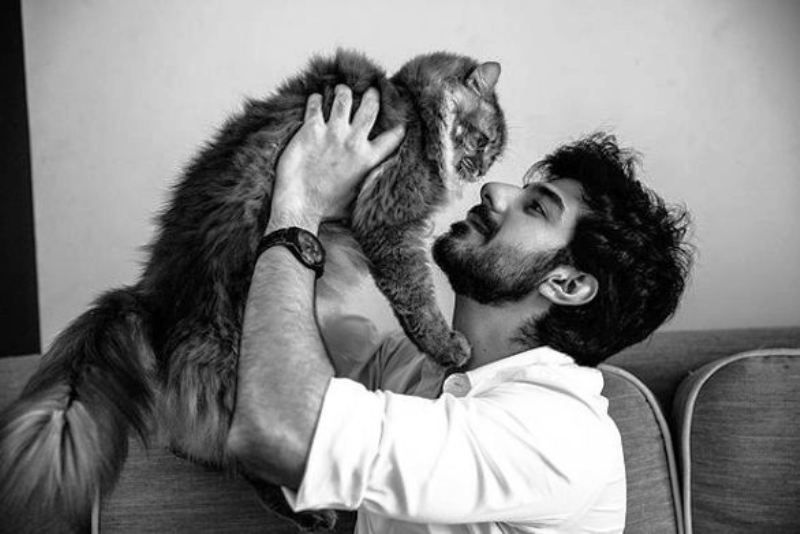 Pavail Gulati With a Cat