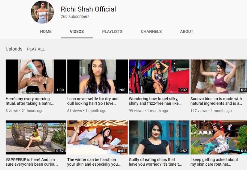 Richi Shah Youtube Channel
