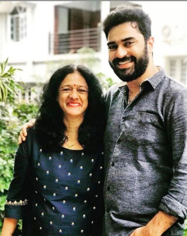 Shine Shetty with His Mother
