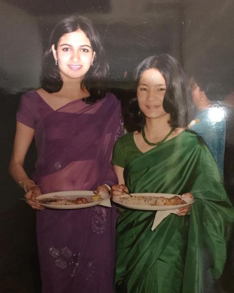 Simran Kaur Mundi during her school's farewell party