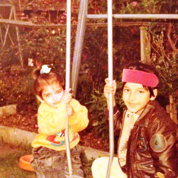 A Childhood Picture of Shruti Haasan