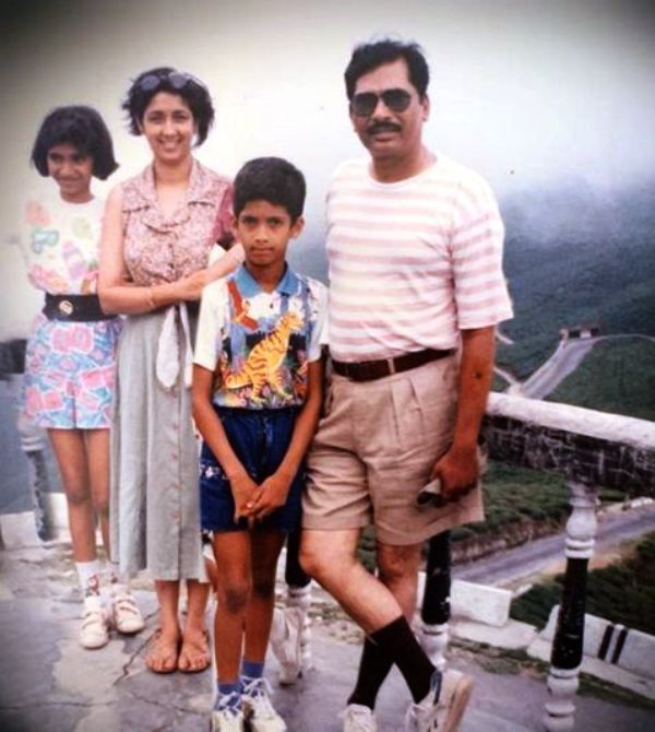 An Old Picture of Neena Kulkarni and Her Family