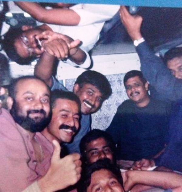 An Old Picture of Sumit Awasthi With Other Reporters