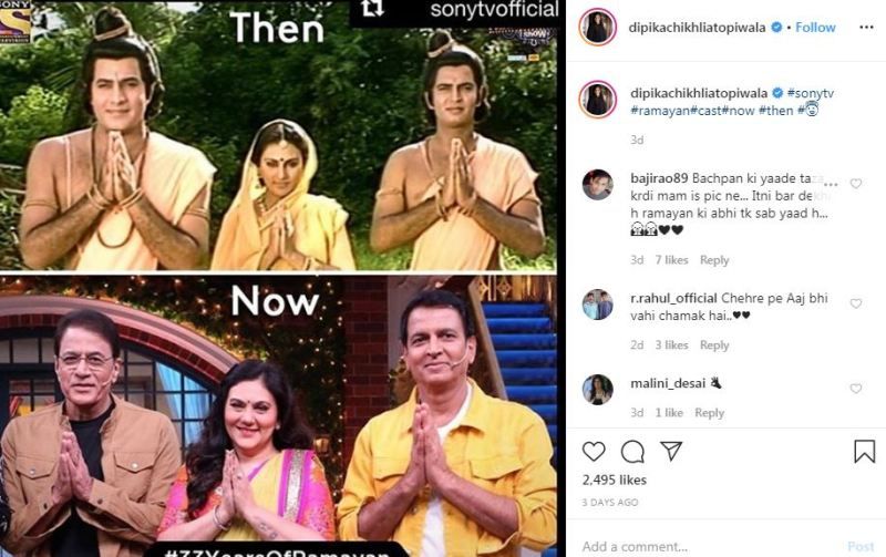 Deepika Chikhalia's Instagram post after appearing in The Kapil Sharma show