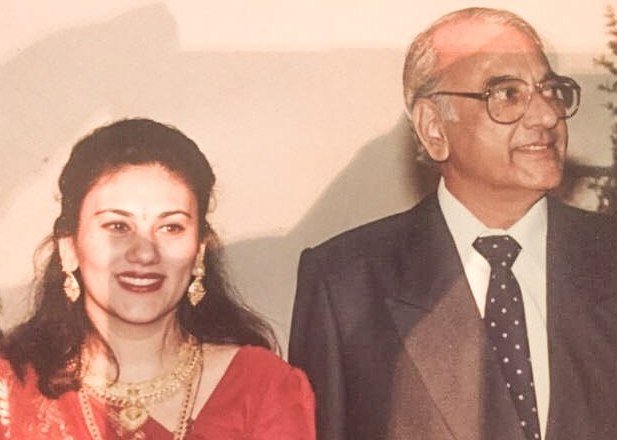 Deepika Chikhalia with her father