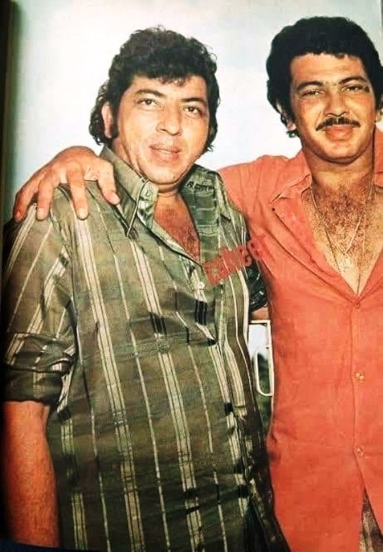 Imtiaz Khan With His Brother, Amjad Khan