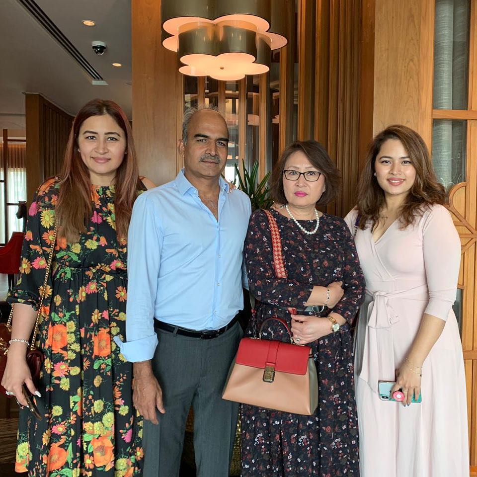 Jwala Gutta with her family