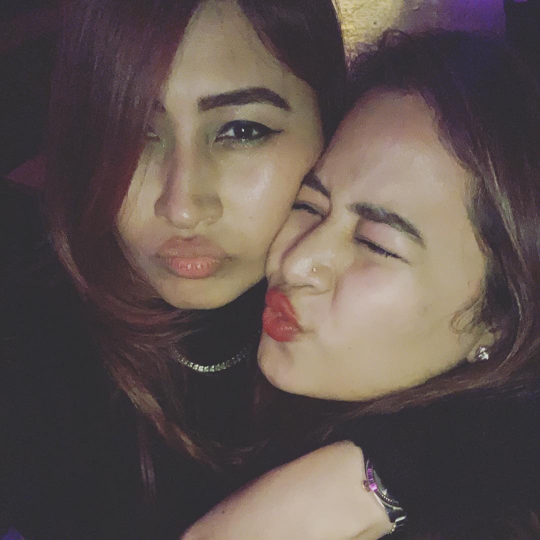 Jwala Gutta with her sister
