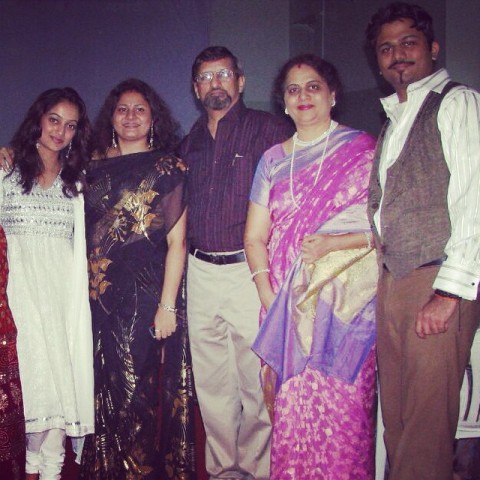 Manasi Naik and her family