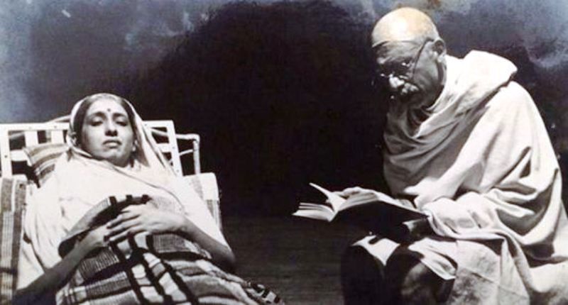 Neena Kulkarni in a Theatre Play Mahatma Versus Gandhi