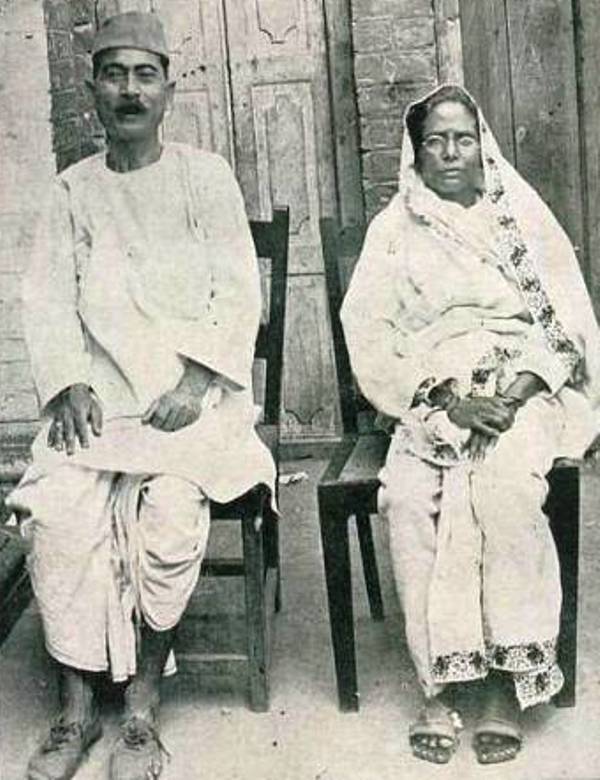 Premchand with his second wife Shivarani Devi