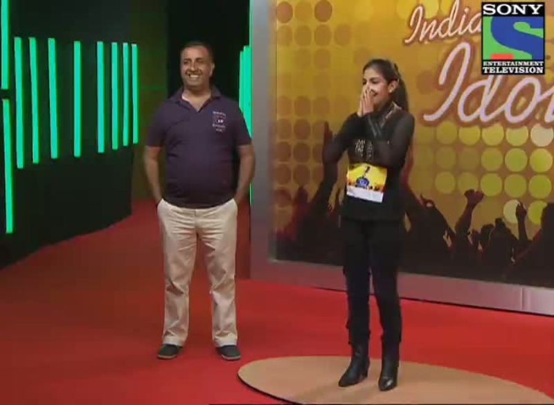 Rupali Jagga During the Indian Idol Auditions