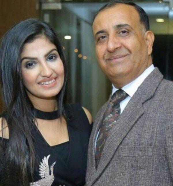 Rupali Jagga with her Father