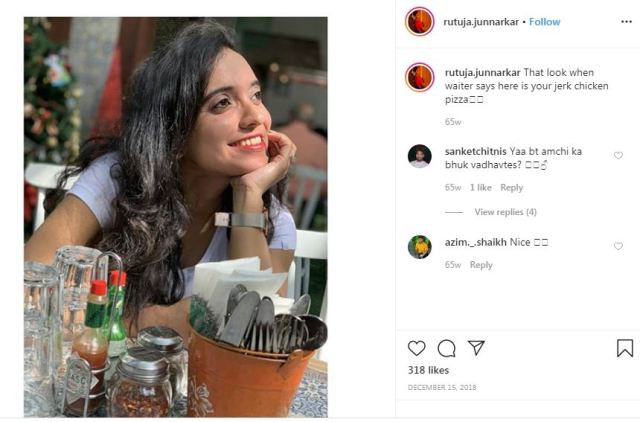 Rutuja Junnarkar's Instagram Post