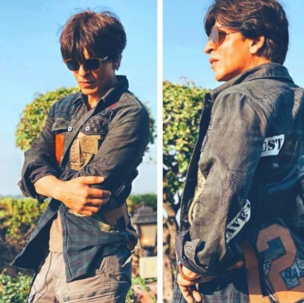 Shah Rukh Khan Wearing a Jacket 'Styled by GG' 