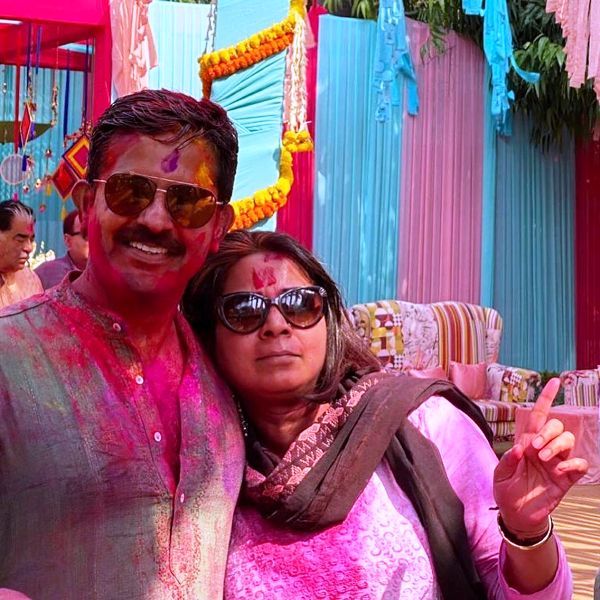 Sumit Awasthi With His Wife