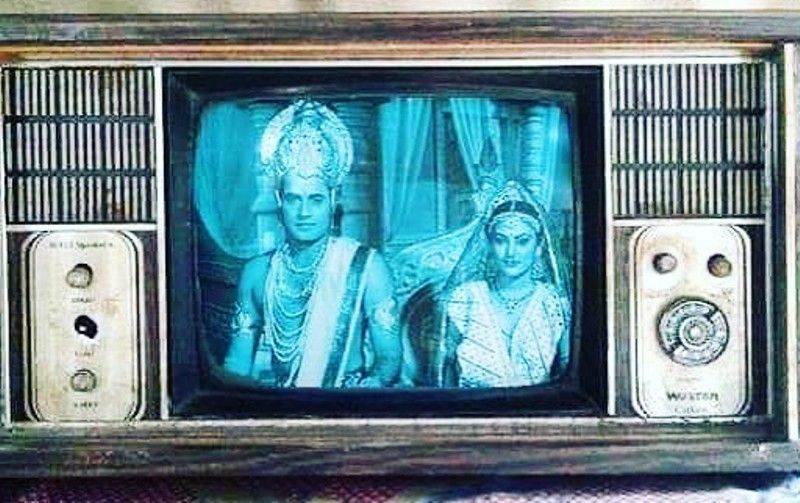 The epic Indian Show Ramayan on Doordarshan