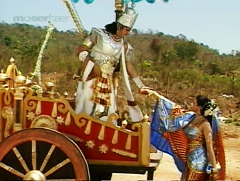 A still from the Subhadra Haran Episode of Mahabharat