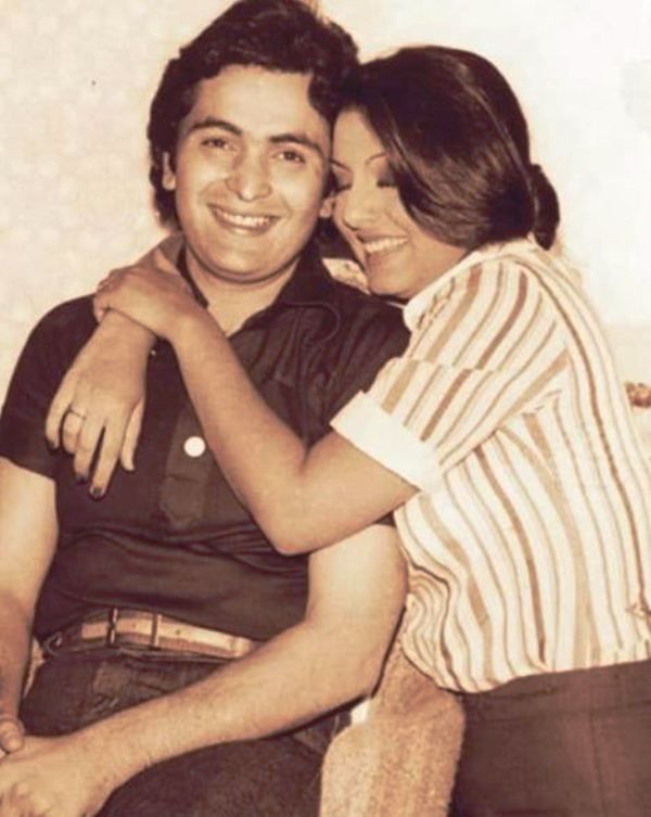 An Old Picture of Neetu Singh and Rishi Kapoor