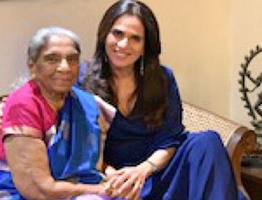 Anita Dongre with her mother-in-law