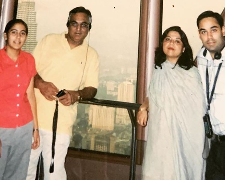 Bharat Sahni with his Parents