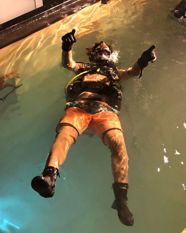 Chase Stokes Doing Scuba Diving