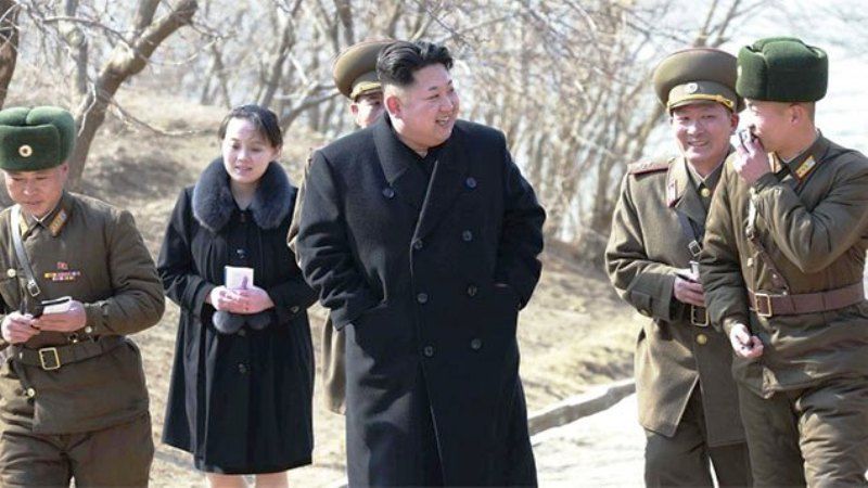 Kim Yo-jong With Her Brother Kim Jong-un