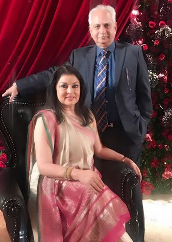 Kiran Juneja and her husband, Ramesh Sippy
