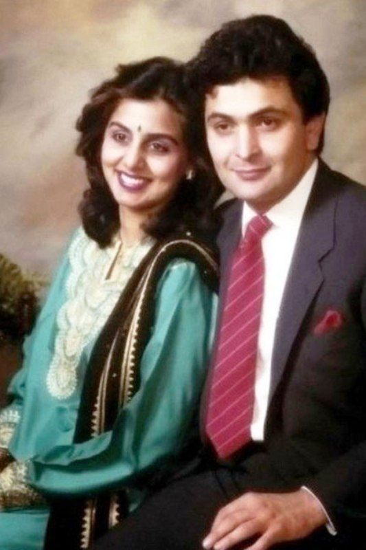 An old photo of Rishi Kapoor and Neetu Singh